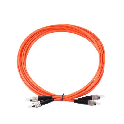 China Data Center SC To Orange Multimode Jumper Fiber Optic Cable Patch Cord 62.5/125 Fiber SC Patch Cord for sale