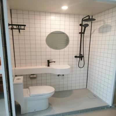 China Modern New Design Prefab All In One Shower And Toilet Clean Room Portable Pod Units for sale