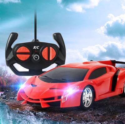 China Luxury Remote Control High Speed ​​Racing Car Toy With Led Light Sports Car 4ch 2.4g Radio Control for sale