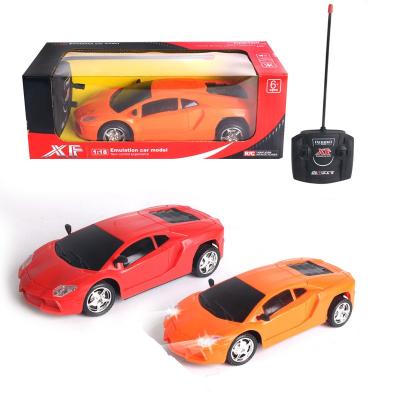 China 1:18 Rc Sports Car Electric Remote Control Car Toys 4ch Radio Cars Classic Toys With Led Light for sale