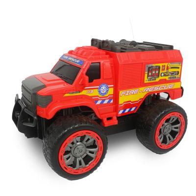 China 4-way 1:19 4 - Way Off-Road Remote Control Vehicle 2.4G Hz RC 4WD Off-Road Fire Truck For Kids for sale