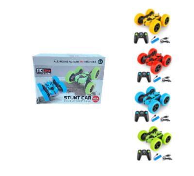 China 2021New Model of RC Mini Stunt Car 1/24 2.4G 4WD 3D Double Sided Flip High Speed ​​Flashing Toys for Gifts for sale