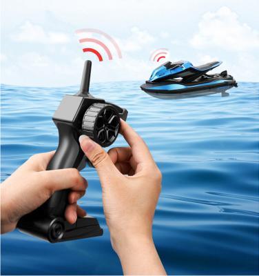 China Remote Control Speedboat Children's Speedboat 2.4G Rc Racing Toy Boat for sale