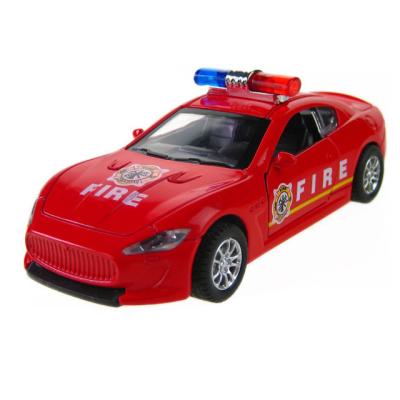 China Light Music 6 Styles 1/32 Scale Simulation Alloy Toy Vehicle Police Cars Model Child Durable Diecast Metal Toy Car for sale