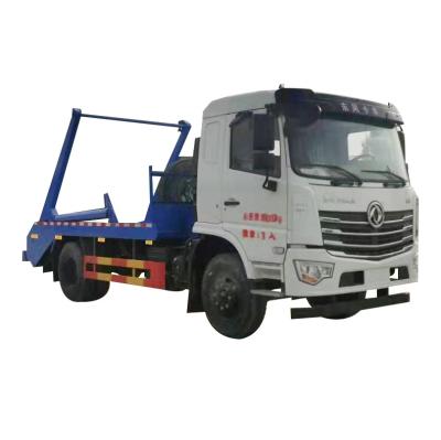 China Farms Price Cheap 4x2 5cbm Waste Bin Capacity 5 Ton To 10ton Swing Arm Container Garbage Truck for sale