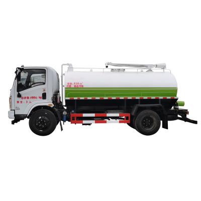 China 4.1 Cubic Meter 7t Economical Sewage Suction Truck Vacuum Fertilizer Suction Truck > 50T for sale