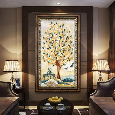 China New Full Diamond Handmade Wall Corridor Living Nordic Painting Custom Wholesale Eco-Friendly Diamond Painting DIY Room Decoration for sale