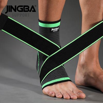 China Durable JINGBA SUPPORT 8047A Compression Ankle Support Guards For Men And Women Ankle Joint Protection Wraps for sale