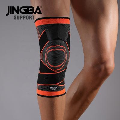 China Ensure Protection Sports JINGBA SUPPORT Adjustable Guard Wraps Weightlifting Knee Support Bandages 8067B For Soccer Basketball Training for sale