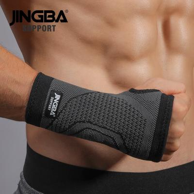 China Breathable JINGBA SUPPORT 7027 Boxing Trainers Hand Wrist Support Guards Sweat Bandages For Gym Sports Lovers for sale