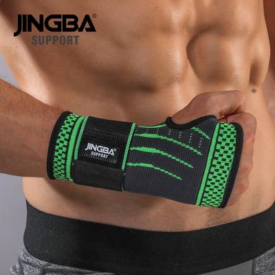 China Breathable JINGBA SUPPORT 5027A Hand Wrist Pads Compression Hand Wrist Brace Support Guards for Gym Trainers for sale