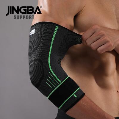 China High Compression JINGBA SUPPORT 0137A Elastic Brace Golfer's Elbow Straps Compression Sleeve Gym Bandage for sale