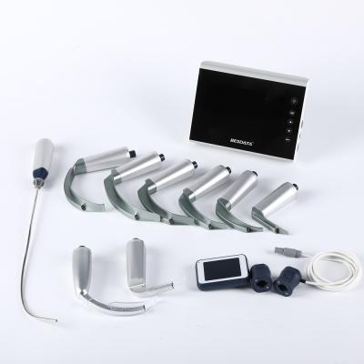 China Airway Management Besdata 7 Inch High Resolution Laryngoscopes Video Intubation Set Ear Nose Video Laryngoscope for sale