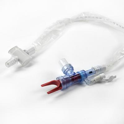 China Professional medical consumables closed suction tracheostomy 24 H closed suction catheter for adult for sale