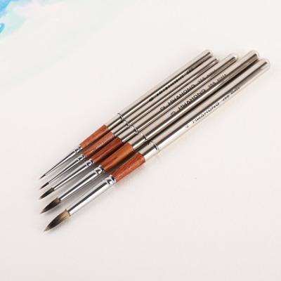 China Professional Nylon Watercolor Gouache Painting Pickup Brush Hook Paint Line Pen Art Liner Drawing For Acrylic Watercolor Painting for sale