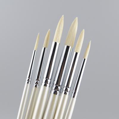 China Oil Painting Xiedetang Pointed Single Oil Brush 767 Brush Number Set for sale