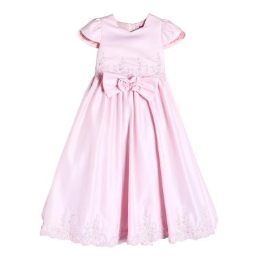 China Lovely Little Queen Washable Flower Girl Dresses White Mesh Tulle Flower Girl Christmas Kids Bridesmaid Dresses Summer Dress For Kids for sale