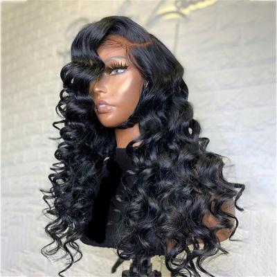 China Brazilian Lace Front Wig Body Wave 150% 180% 210% Density Transparent Virgin Hair Virgin Hair Wig for sale