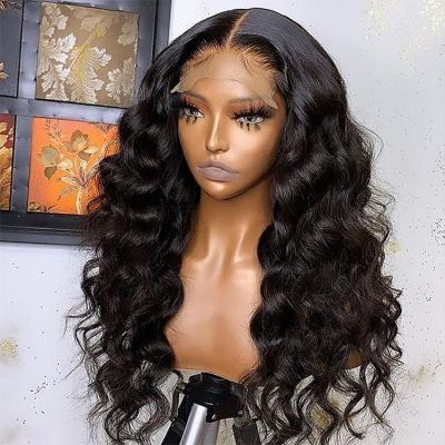 China Women Natural Black Brazilian Body Wave Wig 100% Virgin Remy Human Hair Wig for sale