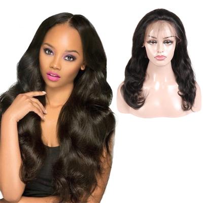 China Cheap Silky Straight Virgin Hair Wigs Natural Wave Hair Wigs For Black Women for sale