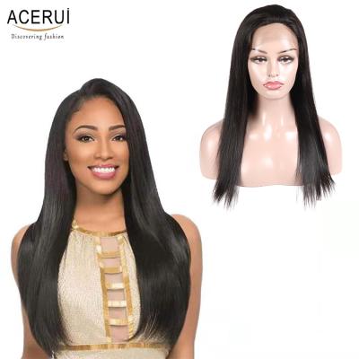 China Body Wave Factory Wholesale Super Density Human Hair Brazilian Lace Front Wigs For Black Women for sale