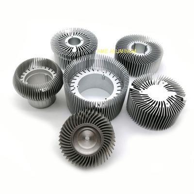 China Aluminum Led Light Round Heat Sink For 20w To 50w Aluminium Hollow Circular Heatsink à venda