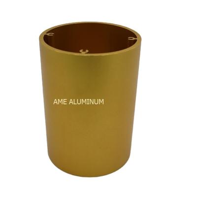 China Custom Design Cylinder Extrusion Aluminum Heatsink Profile with Anodized Finish en venta