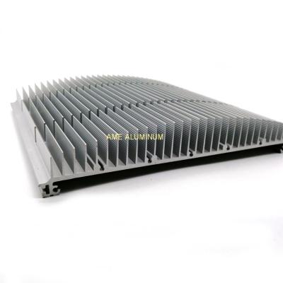 중국 Extruded Amplifier Grow Light Aluminium Heat Sink For Cooling System 판매용