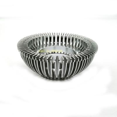 中国 Custom Led Aluminium Heat Sink Anodized Round Aluminum Precision Heat Sink 販売のため