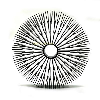 China Custom Anodized Round Aluminum Heatsink for Led Light en venta