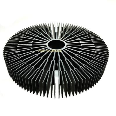 China High Density Aluminum Extruded Heat Sink Customized Aluminum Extrusion Profile Anodized Heat Sink for sale