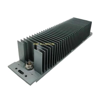 China Aluminum Heat Sink Module Cooler Fin Heat Radiator Board Cooling For Amplifier Transistor Semiconductor Devices Black Tone zu verkaufen