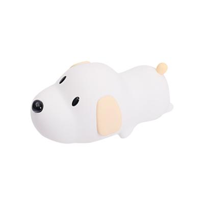 China Modern Silicone Touch Sensor 7 Colors Puppy Kids Bedroom Decor Ornaments Cute LED Night Light for sale