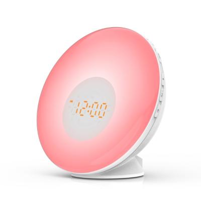 China Antique Style WiFi Smart Led Night Lamp RGB Color Wake Up Light Compatible with Alexa and Google Assistant for sale