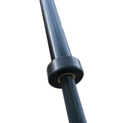 China Universal olimpic black oxided barbell bar gym rod barbell bars loop barbell bar for sale