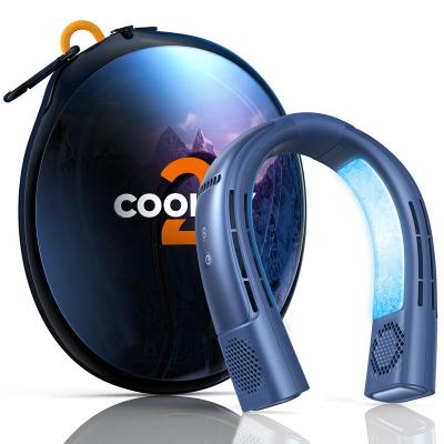 China Neck Cool 10-12 Degree Newest COOLIFY2 5000mAh Instantly TORRAS 2022 Neck Air Conditioner Portable Smart Neck Fan Personal Heating and Cooling for sale