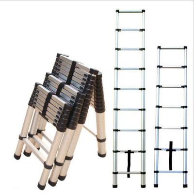 China Flexible Aluminum Roof Ladder Ladder Ladders Lightweight Aluminum Telescopic Ladder for sale