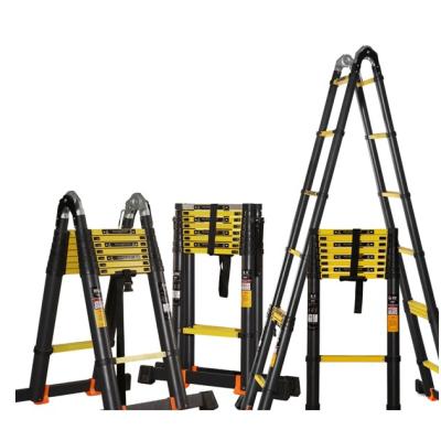 China Household Telescopic Lightweight Aluminum Extension Ladders Telescopic Ladder for sale