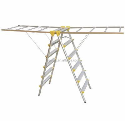 China Adjustable Aluminum Folding Fabric Rack for sale