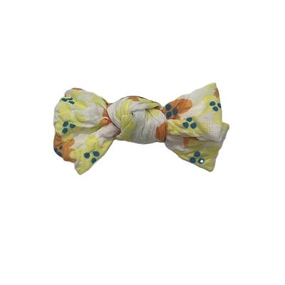 China Hair clip Daily easy to carry lady baby Zou Zoubu tricolor bow can be customized hair clip for sale