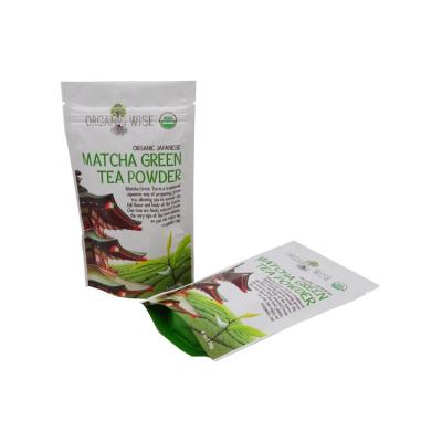 China China Wholesale Moisture Proof Printed Matcha Green Tea Powder Bag Package With Zipper for sale