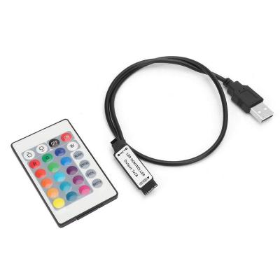 China Outdoor 120LED infrared Light  Strip With DIY indoor decoration TV backlight USB 24 key Remote Control for sale