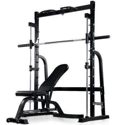 China Smith Universal Machine Integrated Trainer Bench Push Gantry Squat Rack for sale