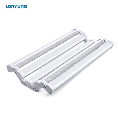 China Shop Etc SALE 150w 5P Indoor Adjustable Solar Led Warehouse Light T5 warehouse factory BIG led batten tube light with ETL CE certification for sale