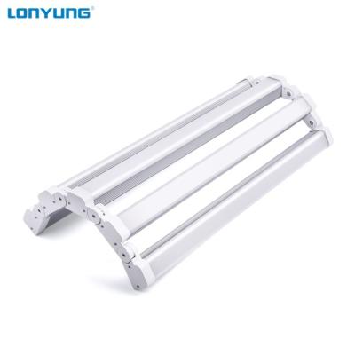 China Adjustable ETL Gym CE Shape Wattage Replace Linear Led Flexible Led High Bay Tube Light 45w 100w 200w for sale