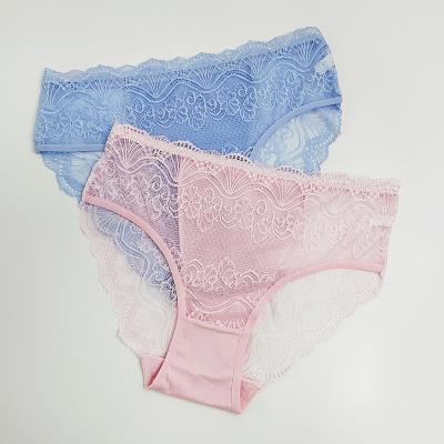 China Breathable Cotton Comfortable Soft Underwear Sexy Lace Lingerie For Women And Girls for sale