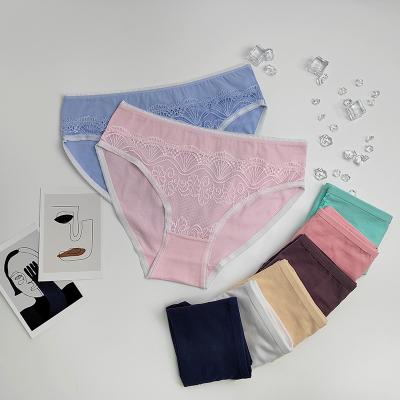 China Good Quality Breathable Cotton Women's Panties Mid Waist Women's Breathable Panties, Women's Cotton Crotch Panties for sale