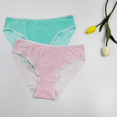 China 2022 Newest Wholesale Sexy Women's Underwear Mesh Lace Breathable Panties M-XL Size Women's Panty Set Underwear Transparent Women's Panties for sale