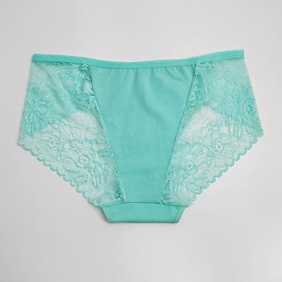 China Breathable women's panties briefs M-XL satin ladies ice silk women's sexy underwear lace seamless women's panties for sale