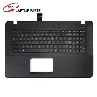 China Ultra Thin Laptop keyboard Upper Cover for X751LD UI X751 A751 K751L R752L X751LK Laptop Palmrest with Black Frame laptop Cover C case for sale